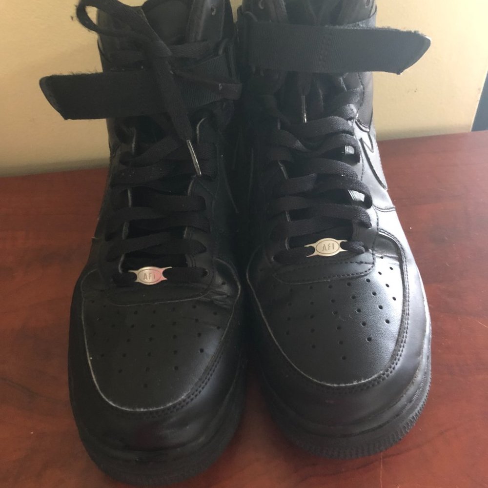 Nike Air Force 1 High '07 Triple Black Shoes / Size 10.5